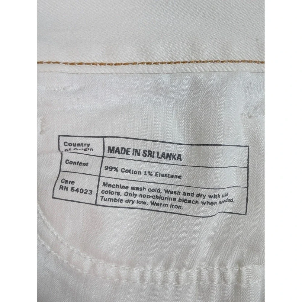Banana Republic Skinny Jeans Womens 28 Cream Off White Denim